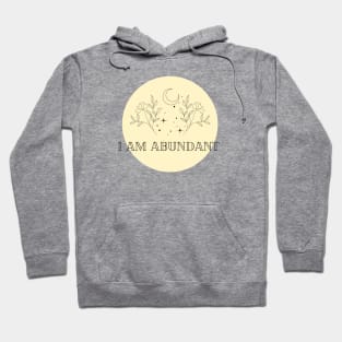 Affirmation Collection - I Am Abundant (Yellow) Hoodie